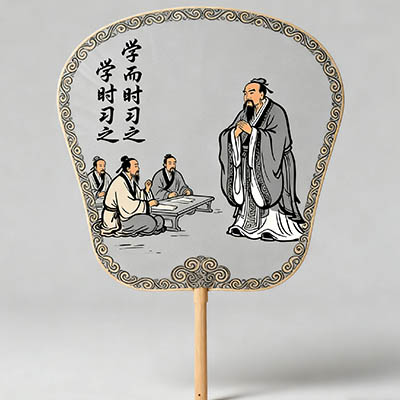 文化广告扇定制：让笔墨书香随清风流转，传递东方美学